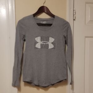 Under Armour Women's Gray Long Sleeve Tee